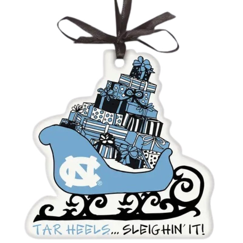 UNC Sleighin It Ornament